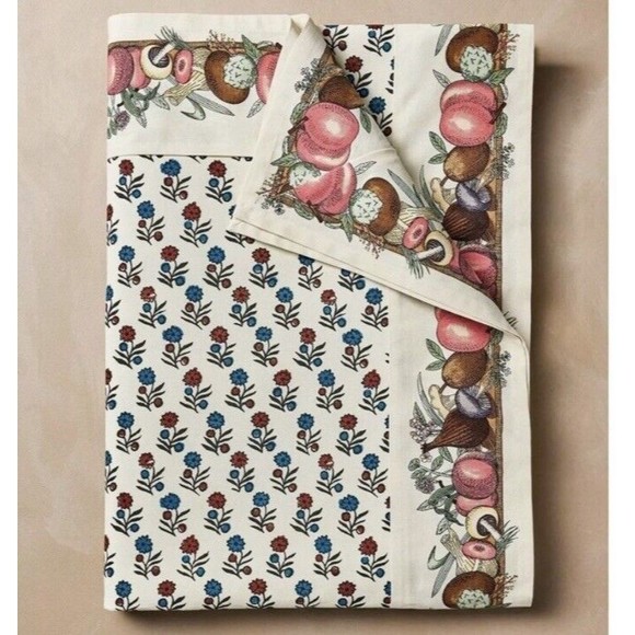 John Derian for Target - 60" x 104" Printed Tablecloth - Fall Flowers - NWT - Picture 1 of 8